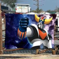 Bandera De Camping Goldorak Grendizer De Alta Calidad Impresión De Banderín De Artesanía Estilo Ambiente Para Exterior E Interior - details 11