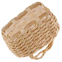 Miniatura De Casa De Muñecas Con Cesta De Alimentos Hecha a Mano En Rama De Paja Decoración Para Jardín O Interiores - details 4