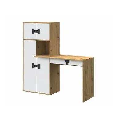 Mesa de oficina Akron N101 , Muebles ES, Con cajones, Con puertas, 151 x 82 x 50cm - 1