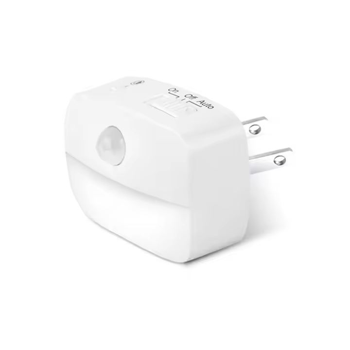 Lámpara Nocturna LED Con Sensor De Movimiento EU US Plug Dusk to Dawn Ajustable Para Dormitorio Toilet Hallway Kitchen Luz Nocturna De Pared - 1