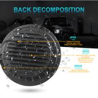 NLpearl Faros LED De 7 Pulgadas Para Jeep Wrangler off Road 4x4 Lada Niva Urban H4 Halo Angle Eyes 12V 24V Luz De Cabeza Para Coche - details 1