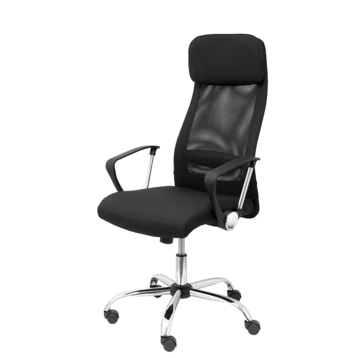 Silla Ergonómica Piqueras Y Crespo con Malla Transpirable y Brazos Fijos - 1