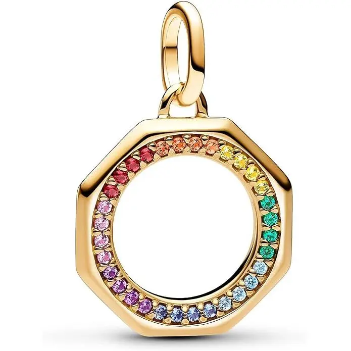 PANDORA ME Colección de dijes chapados en oro de 14 quilates，Incluye Caja Original - 1