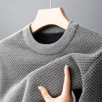 Nueva Suéter De Moda Para Hombres Casual Cuello Redondo Algodón Grueso Otoño Invierno Top Caliente Cómodo Estilo Clásico - details 2