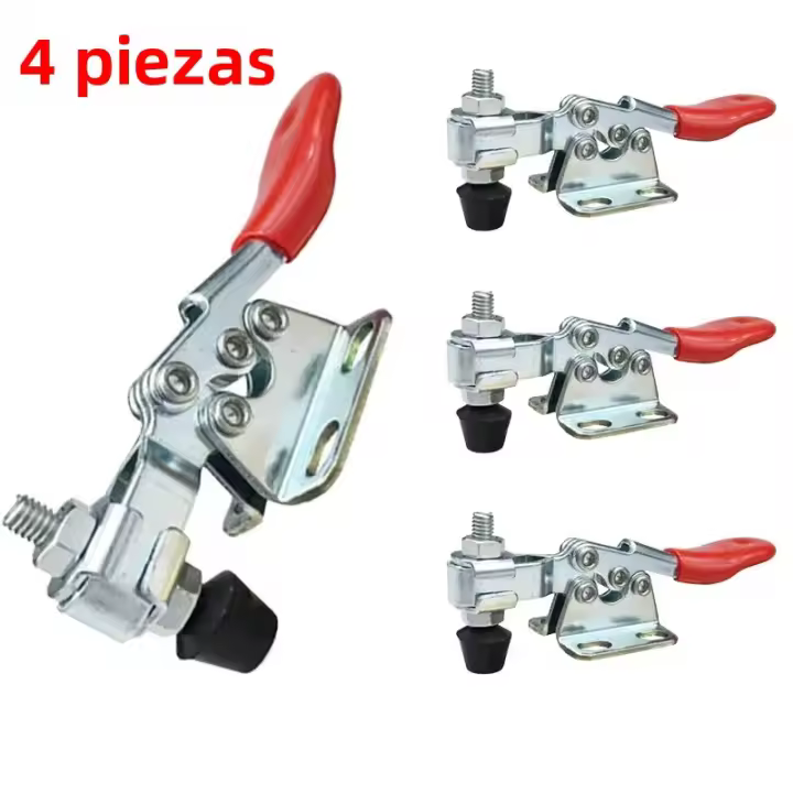 Juego De 4 Abrazaderas De Deslizamiento Horizontal Para Carpintería Universal Fijador Rápido VERTICAL GH 201 Herramientas De Presión - 1