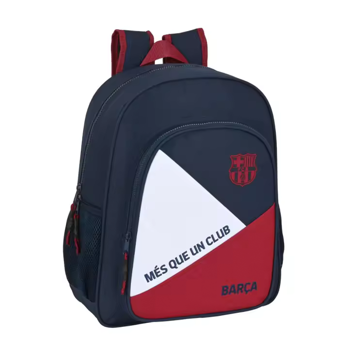 Mochila Junior Adapt.Carro F.C.Barcelona "Corporativa" 32X38X12Cm (Safta 612225640) - 1