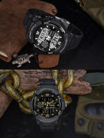 Reloj Deportivo De Pulsera Para Hombre SANDA Estilo Militar G-Style LED Digital Cronógrafo Resistente Al Agua Cuarzo Analógico-Digital Con Alarmas Y Calendario - details 10