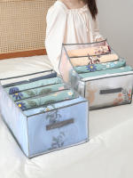 Caja De Almacenamiento Para Ropa Y Accesorios De Cama Organizador De Armario Estándar De Poliéster Resistente Al Humo Y Fácil De Plegar - details 1