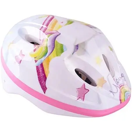 Casco infantil para bicicleta, con diseños exclusivos de Unicornio (3687) Casco deportivo y ergonómico. Con almohadillas para mayor comodidad. Ligero y fácil de llevar. Calidad al mejor precio. De acuerdo a la normativa CE. +3 años - 1