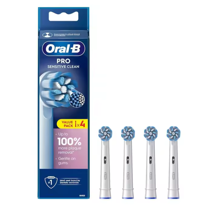 Oral-B Cabezal de Recambio Pro Sensitive Clean Pack 4 Unidades Blanco - 1