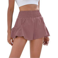 Shorts De Yoga Para Mujer Fitness Elásticos Verano Running Workout Leggings De Correr Para Dama Gimnasio Deportes Shorts - details 6