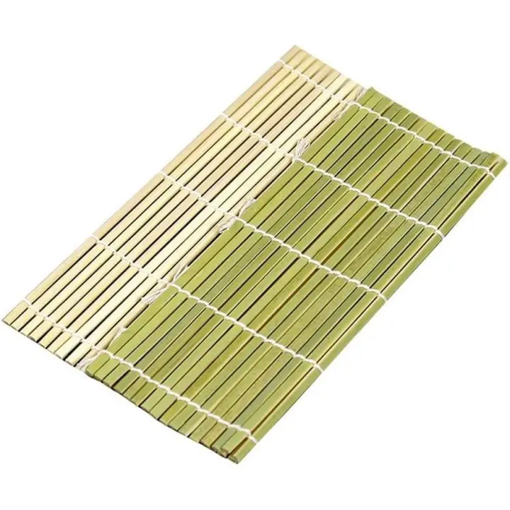 Esterilla de sushi profesional, consigue rollos de sushi perfectos, sin material, limpieza (24 x 24 cm) - 1