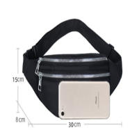 Bolsa De Cintura Impermeable Para Hombres Y Mujeres Estilo Casual Fashion Bolsa De Mano Para Deporte Y Viaje Estampado Cuadriculado - details 1