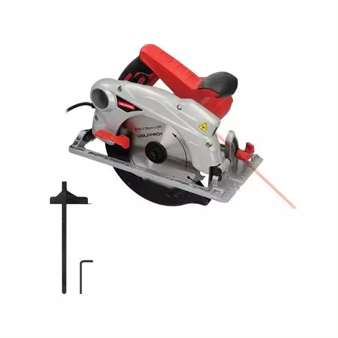 Sierra Circular Wolfpack 1300W 185mm con Láser y Disco 4700 RPM - 1