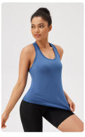 Chaleco De Yoga Para Mujer Deporte Sin Mangas Camiseta De Entrenamiento Fitness Running Outdoor Chaleco Deportivo Ajustable - details 16