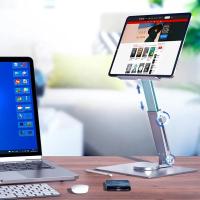 Soporte Portátil De Aleación De Aluminio Universal Para Tableta iPad Air pro Mini Soporte Móvil Flexible Ajustable Para Teléfonos Móviles - details 1