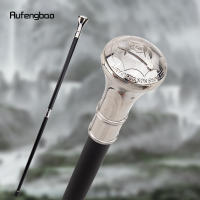 Vara De Caminar Blanco Con Relieve Totem De Freemasonry Para Hombres 93cm Punta De Goma Material De Eje Acero Moda Y Funcionalidad - details 0