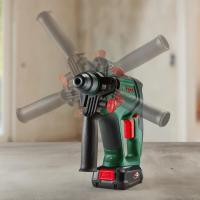 Bosch Home and Garden 06039D6002 Taladro Percutor Batería Universalhammer 18V (1 De 2,5 Ah, Sistema 18V; Taladrado/Taladrado Percutor/Cincelado; Energía Impacto 2 J, Sds Plus, Maletín Transporte) - details 1