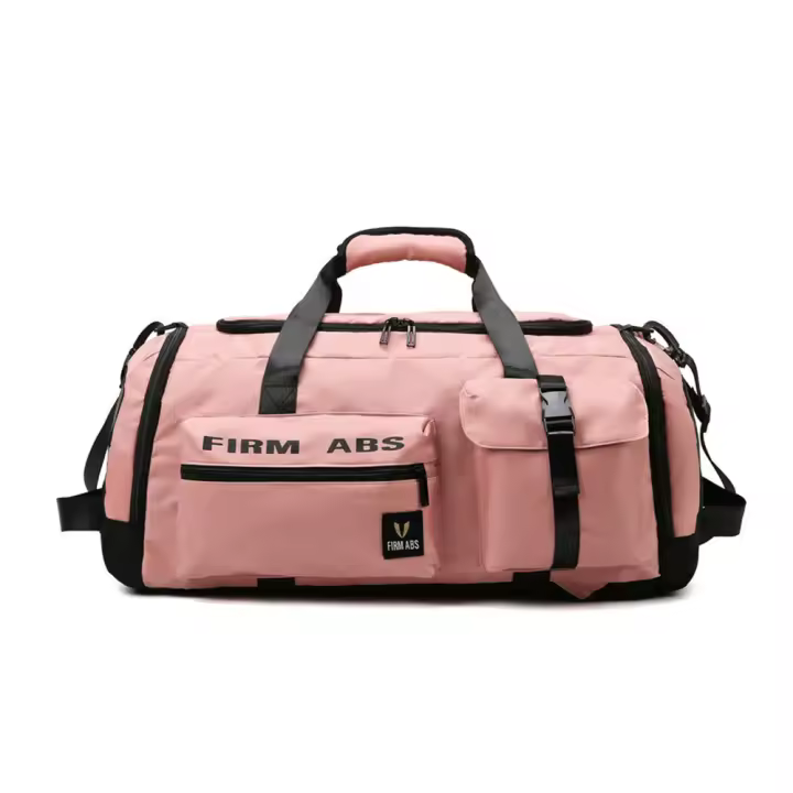 Bolsa de viaje grande de lona de 65 l, bolsa deportiva con compartimento para zapatos para mujeres y hombres. - 1