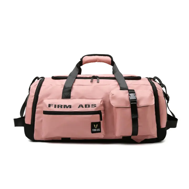 Bolsa de viaje grande de lona de 65 l, bolsa deportiva con compartimento para zapatos para mujeres y hombres. - 1