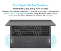 Blackview Acebook 8 Laptop, pantalla IPS de 15.6" 1920*1080, Intel Core N97 4 Core Hasta 3.6GHz, 16GB RAM 512GB SSD, WiFi de banda dual Bluetooth 5.0, 2*USB 3.0 1*USB 2.0 1*USB-C 1*HDMI 2.0 1*Jack de audio 1*Ranura para tarjeta MicroSD, Batería de 38Wh 36 - details 13
