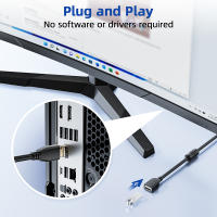 Cable De Extensión USB 2.0 Activo De 10M Con Amplificador Hombre a Mujer Para MP3 / MP4 Juguetes Computadora Robot - details 1