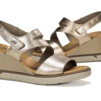 FLUCHOS F1973 PLATIN Sandalias plataforma mujer 35069 25V SANDALIA CUÑA ALUMINIO PLATINO - details 3