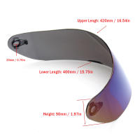 Visera De Protección Para Casco De Motocicleta Reemplazo De Lente Full Face Para Moto K1 K3SV K5 Resistente Al Choque Material De Poliéster - details 7