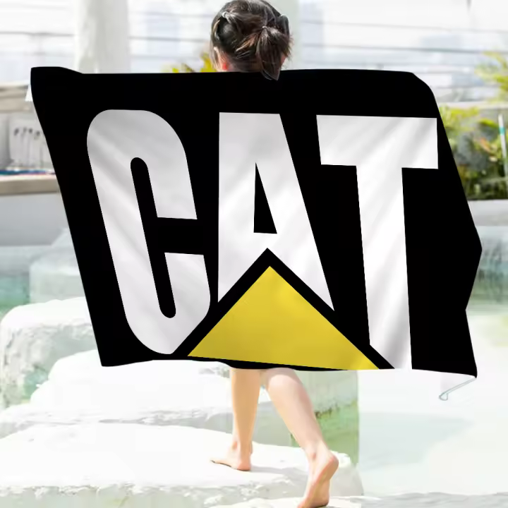 Toalla De Playa C-CaterpillarS C-CATs Microfibra Absorbente Secado Rápido Suave Para Yoga Natación Resort Montañismo Tamaño 76x182 Cm - 1