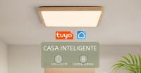 Lámpara De Techo Inteligente LED MARPOU 0.9 Pulgadas Para Dormitorio Moderna Y Ultrafina Para Habitación Control Remoto Por App - details 0
