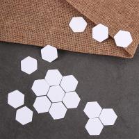 100PCS Plantillas Hexagonales Para Patchwork Y Costura DIY Herramientas Para El Arte De La Costura Tamaños Variados Para Mujeres Y Hombres Material De Poliéster Y Papel - details 1