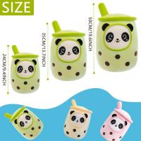Peluche de té de burbujas, peluche de té Boba, muñeco, peluche, cojín de peluche (amarillo, 35 cm/13,7 pulgadas) - details 0