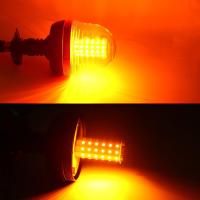 Luz De Advertencia Estroboscópica LED 60 Ambar Para Motocicleta Tractor Camión Seguimiento De Señal De Emergencia Con Aluminio 12V/24V - details 8