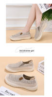 Zapatillas De Verano Para Mujer Transpirables Con Suela Gruesa Y Diseño Atractivo Zapatos Vulcánicos Con Material De Suela De Goma Talla Verdadera - details 5