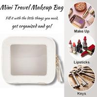 Mini bolsa de maquillaje transparente para bolso, bolsa organizadora de viaje para cosméticos a prueba de agua con cremallera. - details 3