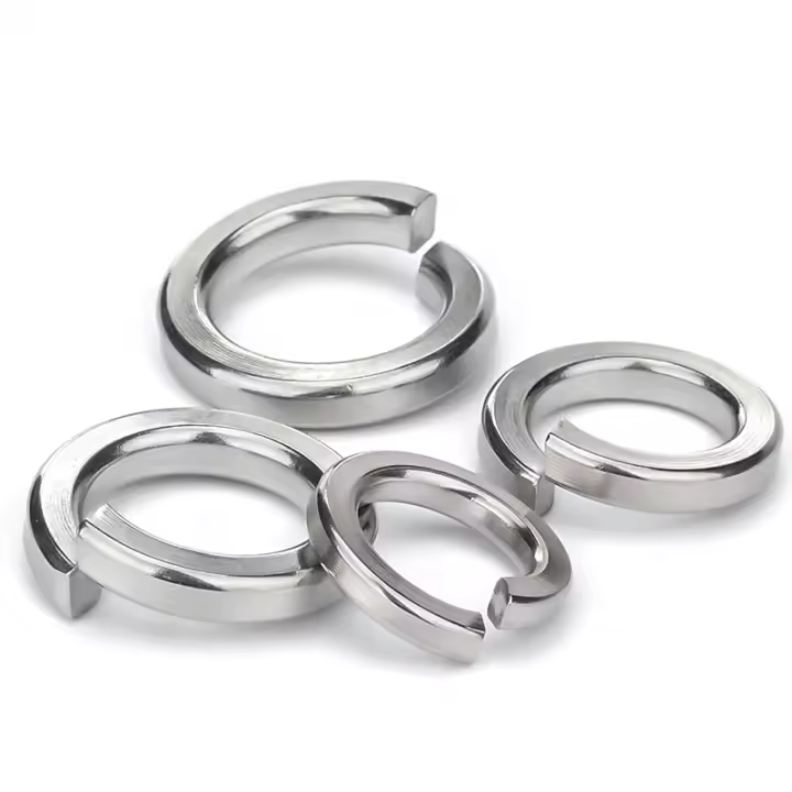 Aguja De Bloqueo Elástica De Acero Inoxidable 304 A2 Split Spring Washer GB93 Gasket Para Electrónica Y Meson - 1
