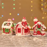Luz LED Para Decoración De Navidad Casa De Galleta Adorno De Árbol De Navidad Y Año Nuevo Material De Silicona Tamaño Pequeño - details 2