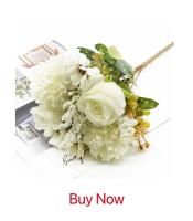 5/10Pcs Rosas De Seda Artificiales Para Boda Decoración De Navidad En Caja De Caramelos Arreglo Floral Para Fiesta Y Jardín - details 8