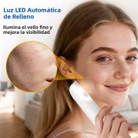 Afeitadora Eléctrica Mini Para Mujeres Trimmer De Bikini Peluca Painless Segura Para Piernas Brazos Axilas Área Intima Epilador - details 9