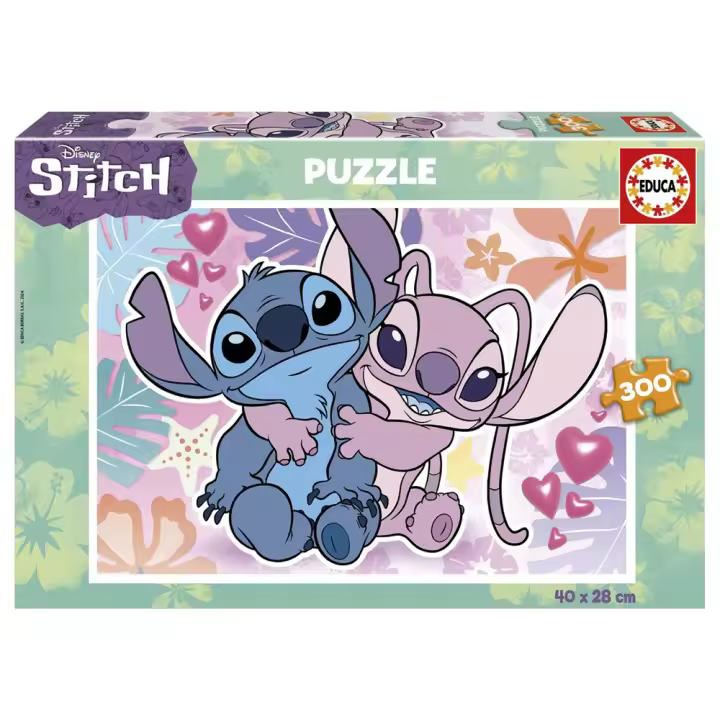 Puzzle 300 piezas Stitch Pack de 2 (Educa 19964) - 1