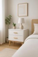 DUPI Sinfonier Nordic | Cajones Espaciosos para Dormitorio | Diseño Compacto y Moderno | Material Resistente | Montaje Sencillo, Blanco - details 0