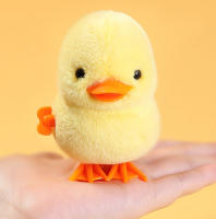 Pequeño Pato De Tela Amarilla Juguete De Resorte Lindo Saltarín Educativo Para Niños Juguetes De Animales Interactivos - details 5