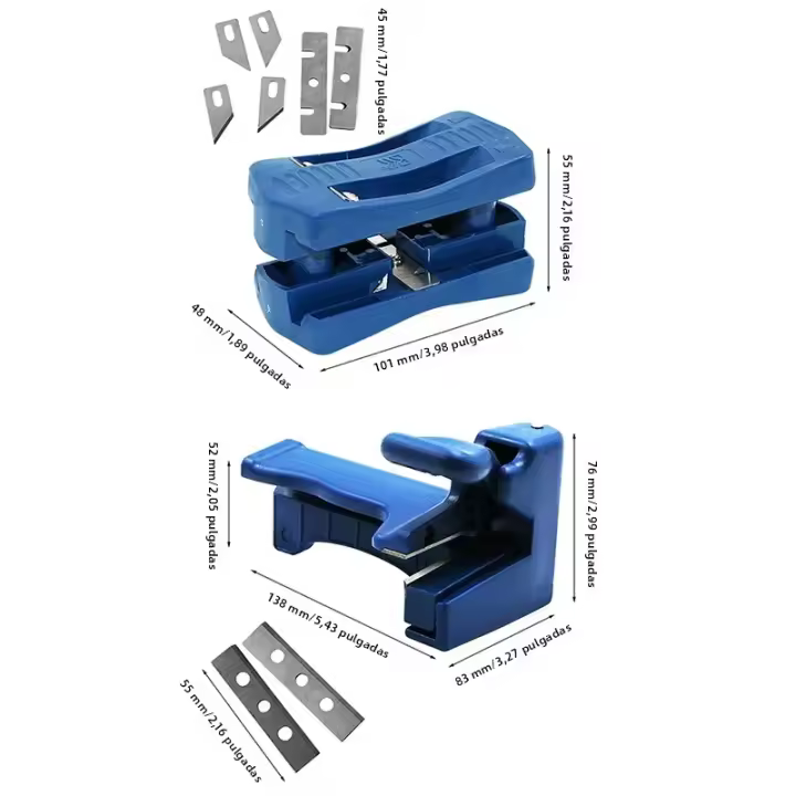 Máquina De Enbande De Madera Manual PVC Melamina Madera Plástico Herramienta De Trabaje Bandeja Lateral Con Cabeza Y Cola - 1