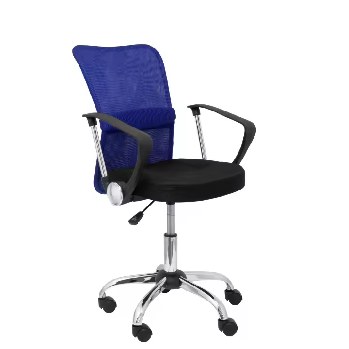 Piqueras Y Crespo Silla Infantil Ergonómica con Respaldo de Malla Azul y Negro - 1