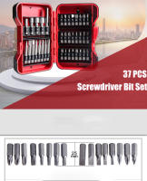 Juego De 37 Piezas De Bits De Destornillador Con Estuche Resistente Soporte De Extensión Para Madera Metal Y Cemento Perforación Y Destornillado - details 0