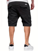 Shorts De Verano Para Hombres Talla Grande Estilo Casual Con Bolsillos Pantalones De Gym Y Pantalones De Porta Tendencia Estudiantil - details 16