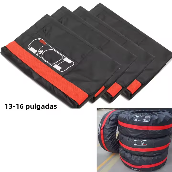 Cubiertas De Rueda Para Coche 4Pcs Bolsas De Almacenamiento De Neumáticos Protección Anti-Polvo Accesorios De Vehículo - 1