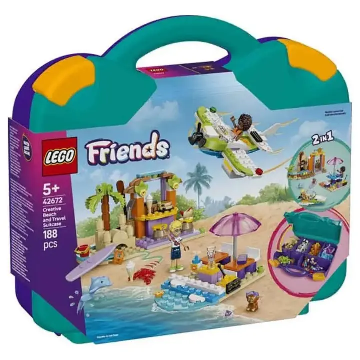 Lego 42672 Playa Creativa y Maleta de Verano Lego Friends - 1