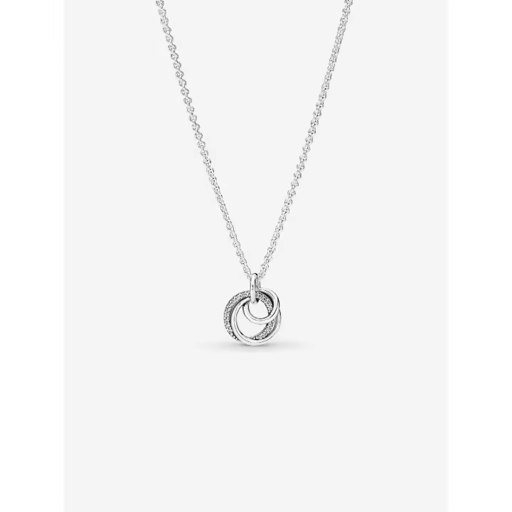 Pandora - Collar con Colgante "Family Always Encirced"-Plata de Ley - 1