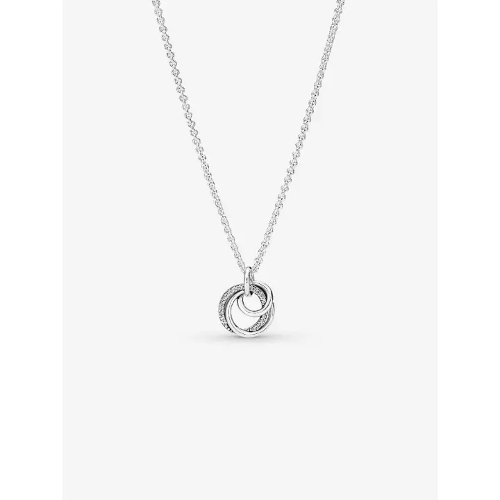 Pandora - Collar con Colgante "Family Always Encirced"-Plata de Ley - 1